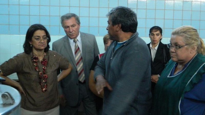 Recorrieron obras en el Hogar Escuela