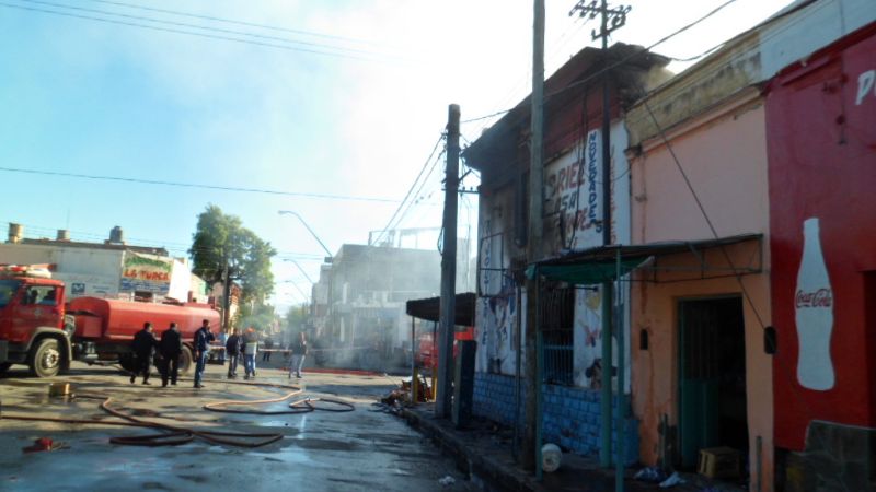 Incendio en un local del centro 