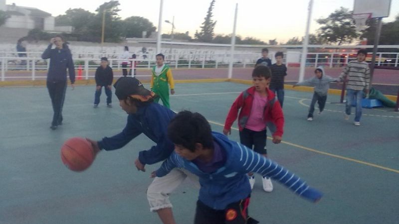 El mini-básquet fue el convocante de los niños    