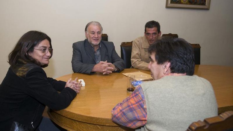 Corpacci recibió a Rubén Ferioli