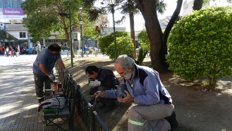 Espacios verdes contra vandalismo en la Capital