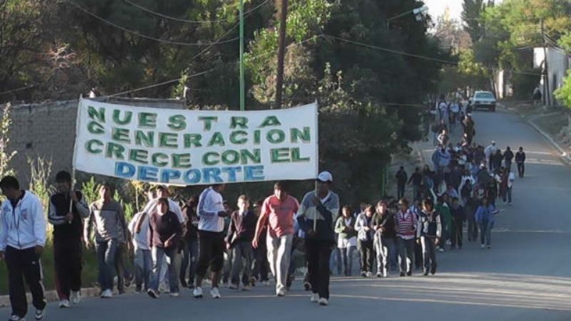 San José y Santa María realizaron la Caminata del Deporte
