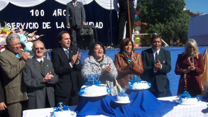 Mera en el aniversario de la escuela N° 702 Gobernador Jose Cubas