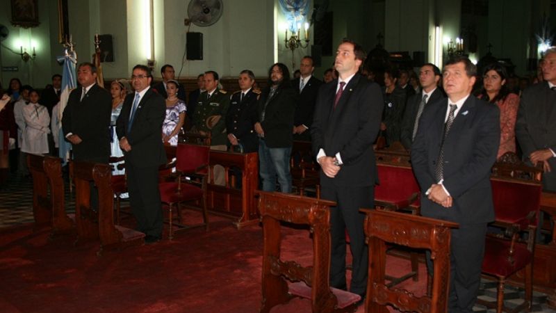 El vicegobernador participó del tradicional Tedeum 