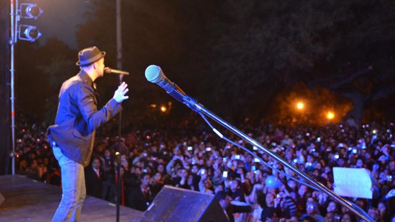 Más de 20 mil personas en el Show de Abel Pintos