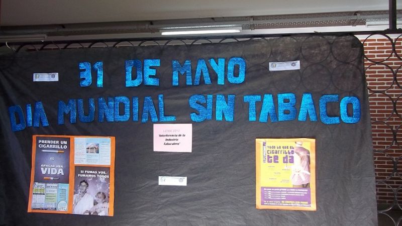 Iniciaron actividades por el "Día Mundial Sin Tabaco"