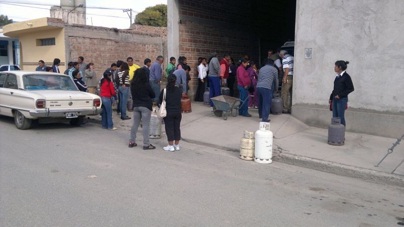 Garrafa social en Santa María