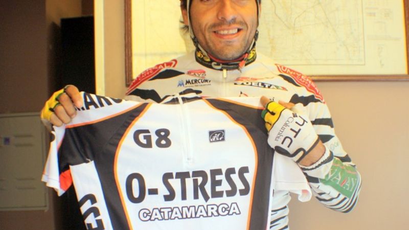 En El Desmonte, se accidentó el destacado ciclista Darío Díaz