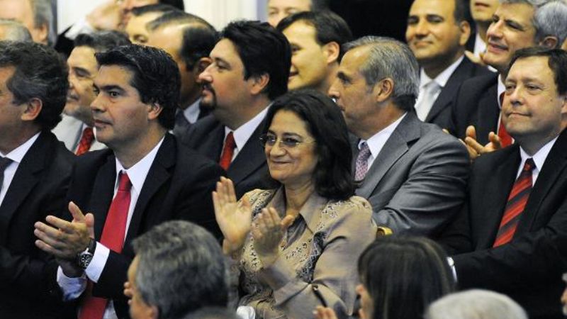 Corpacci presente en la promulgación de la expropiación de YPF