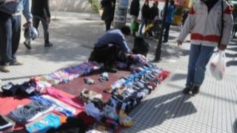 Operativo de control a vendedores ambulantes