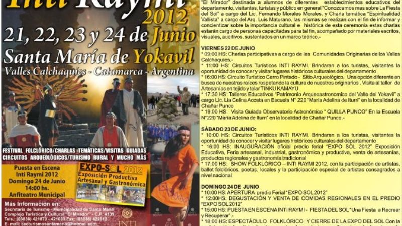 5ta. Edición Inti Raymi 2012: “Una fiesta para Recuperar y Recrear”