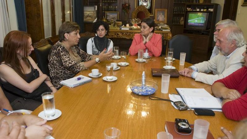 Corpacci se reunió con Liliana Periotti