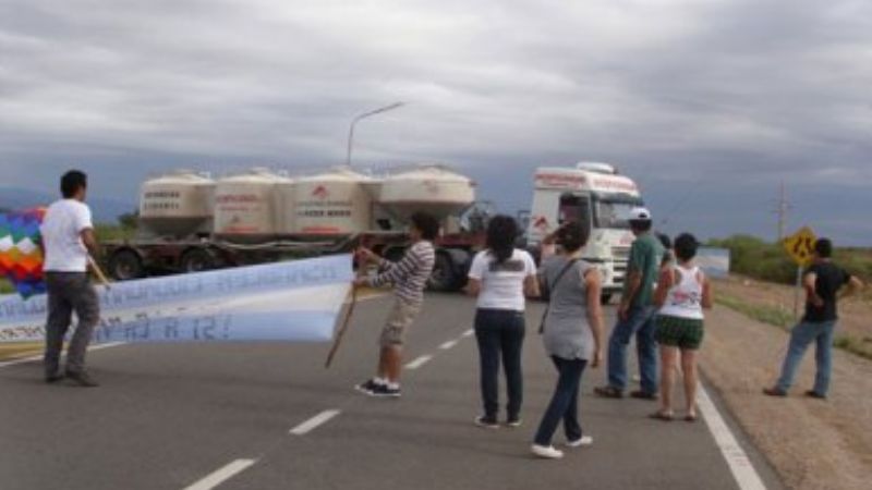 La gobernadora le pidió a la Corte que libere los bloqueos mineros