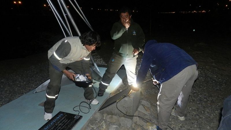 Recupero de la iluminación de esculturas