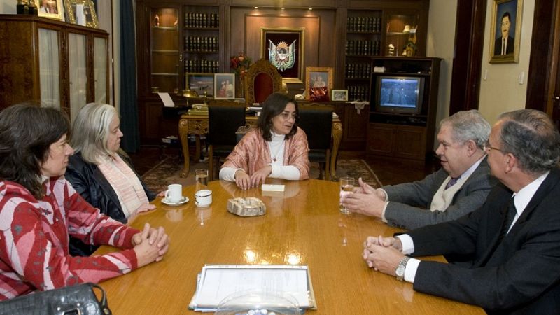 La gobernadora recibió a los miembros de la Corte de Justicia