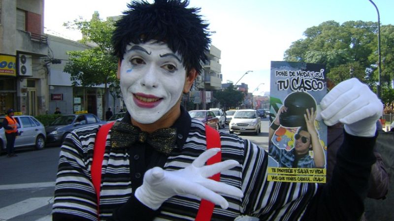 Salud vial en calles céntricas 