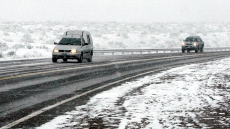 Alerta por vientos intensos y nevadas en la Cordillera