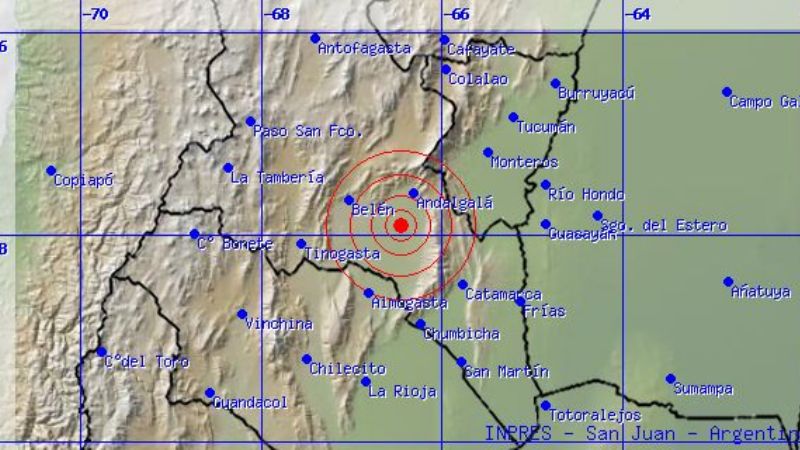 Sismo leve de 3.3 grados