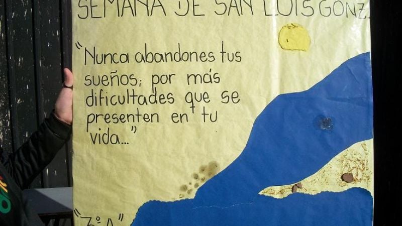 Los jóvenes y estudiantes festejan a su Patrono San Luis Gonzaga