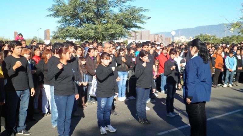 Corpacci presidió el acto por el Bicentenario de la creación de la Bandera