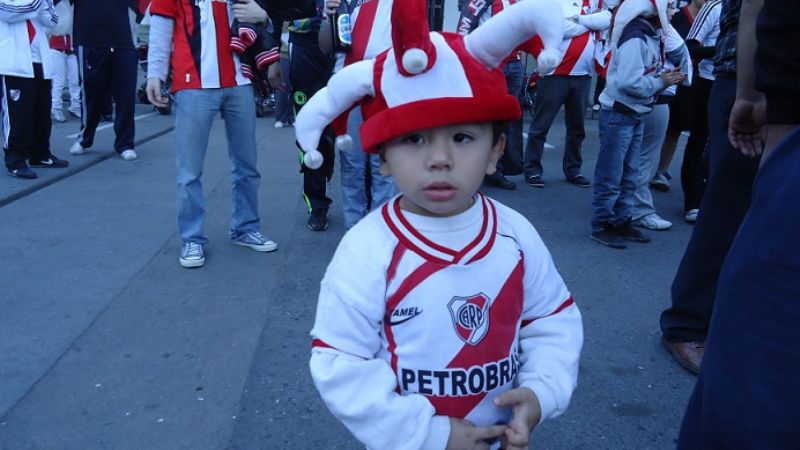 Los más chicos presentes en el festejo millonario