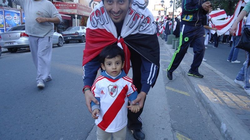 Los más chicos presentes en el festejo millonario