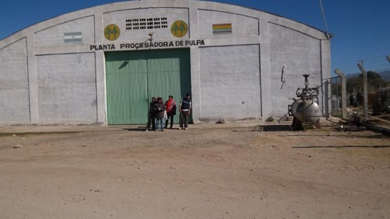 Planta Procesadora de Pulpa de Membrillo está tomada