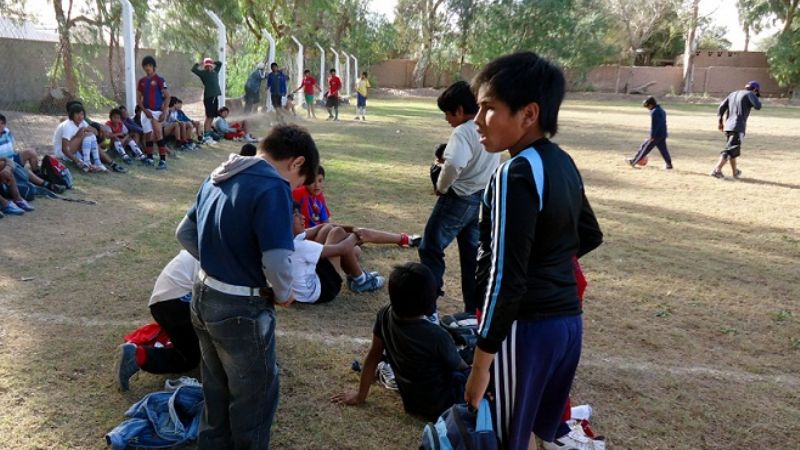 Seleccionaron jugadores en un preselectivo de fútbol en Fiambalá