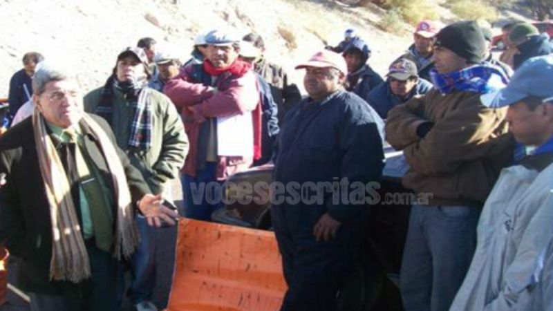Feroz interna gremial de ATE en Fiambalá