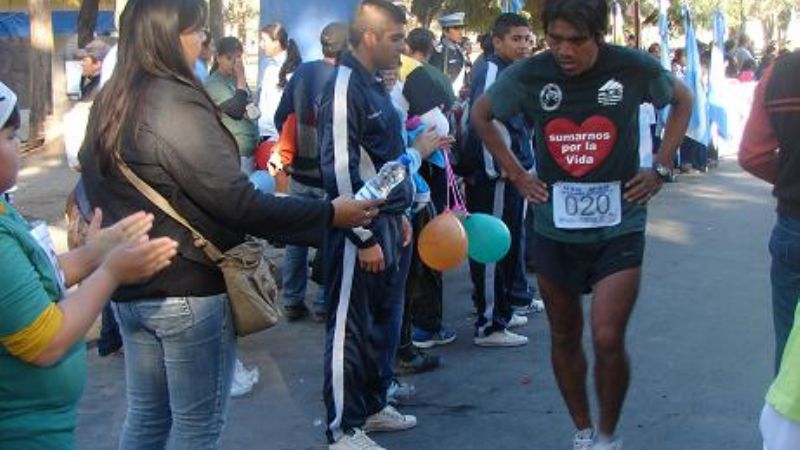 Se realizó prueba atlética 