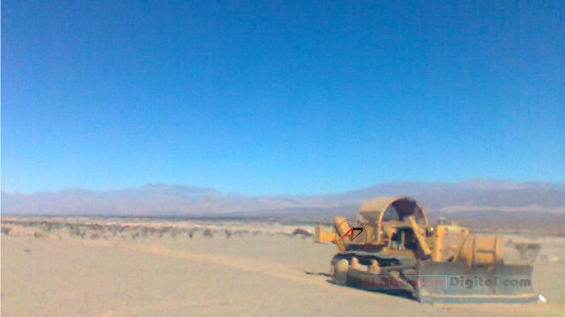 Avances de obra en la ruta alternativa a Medanitos