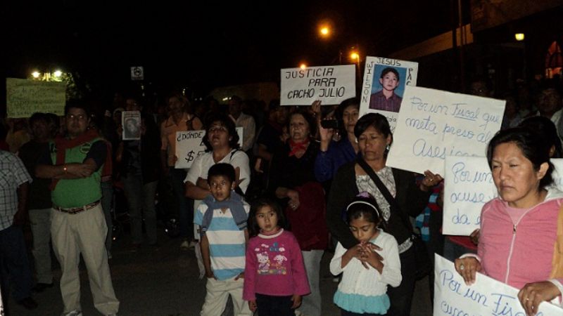 “Nos vinieron a decir que no participemos en la marcha”