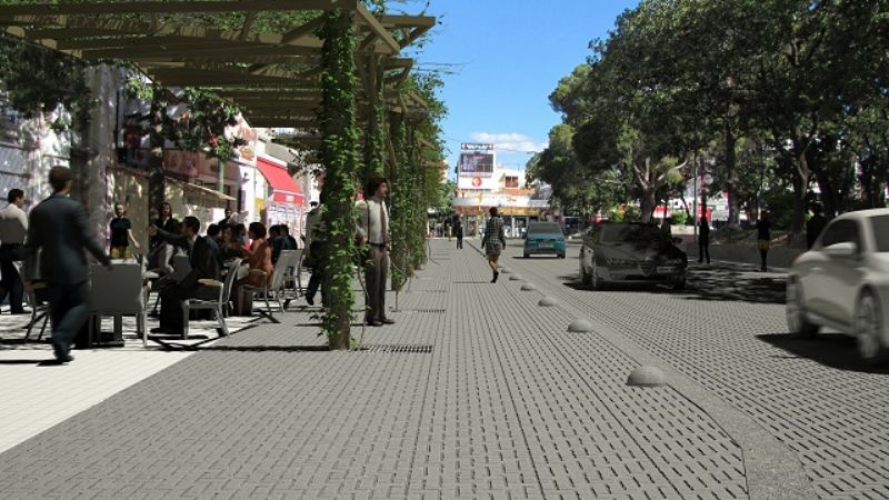 Cableado subterráneo en el centro de la ciudad