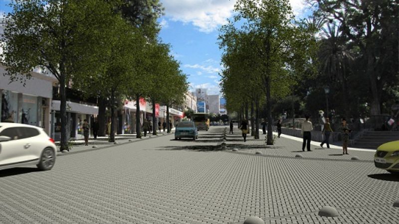 Cableado subterráneo en el centro de la ciudad