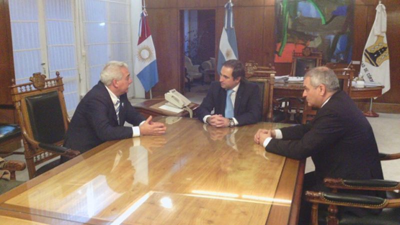 Olveira se reunió con Mestre para un trabajo integrador  