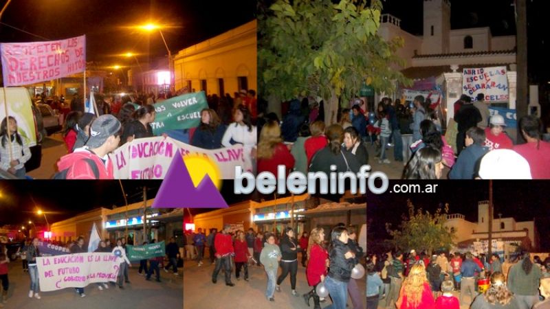 En Belén marcharon porque se cerró una escuela secundaria
