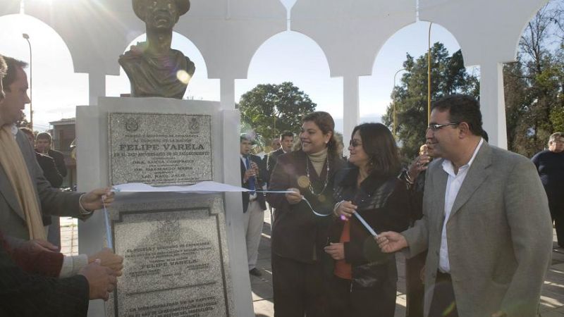 Corpacci presidió de los homenajes a Felipe Varela 