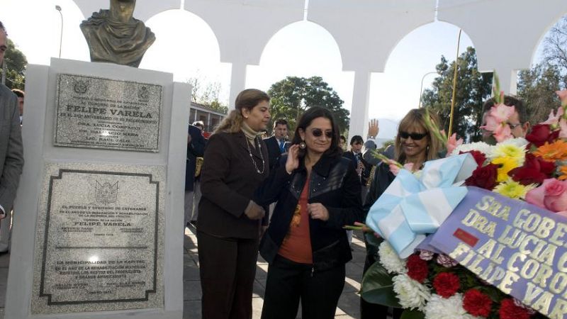 Corpacci presidió de los homenajes a Felipe Varela 