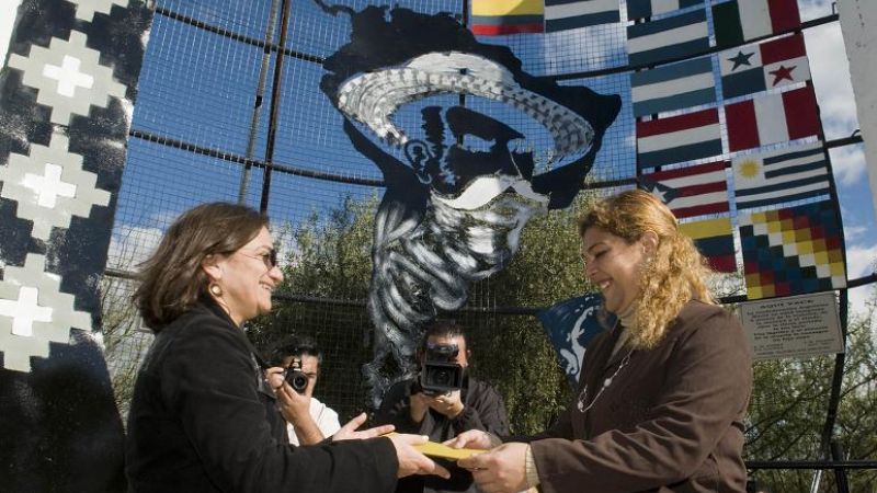 Corpacci presidió de los homenajes a Felipe Varela 