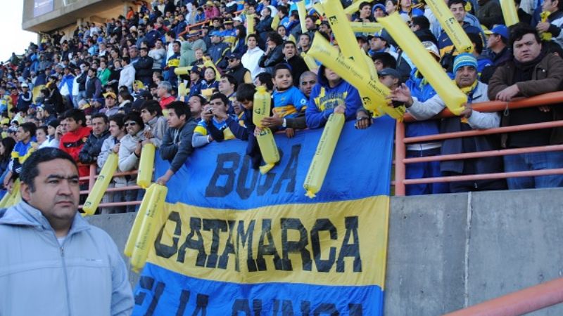 Postales "xeneizes" de la Copa Argentina en Catamarca