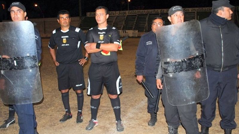 Por incidentes se suspendió Parque Daza-Ferrocarriles