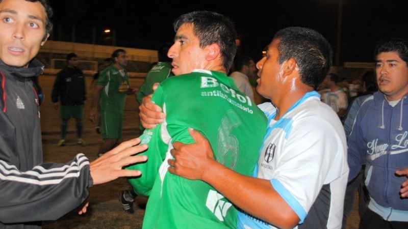 Por incidentes se suspendió Parque Daza-Ferrocarriles