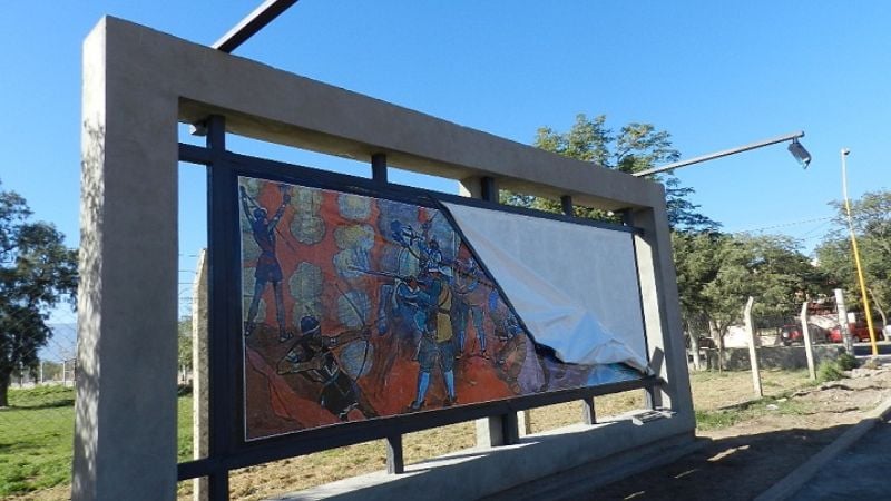 Daños en la Plaza Luis Varela Lezana