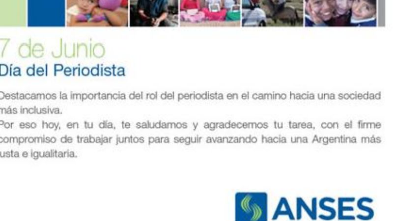 ANSES saluda a los periodistas 