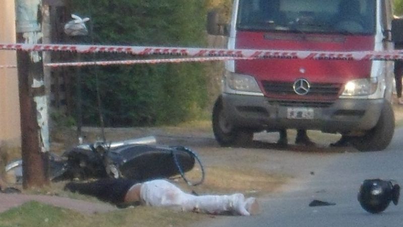 Domingo fatal para un motociclista