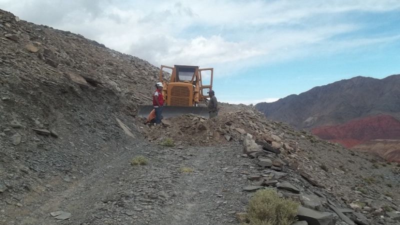 Apertura de huella minera en Tinogasta  