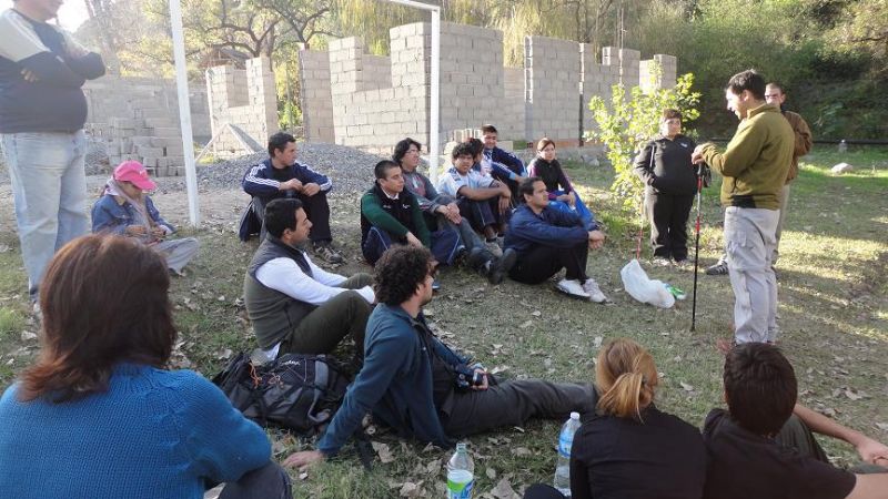 Caminata integradora en al Camping Municipal