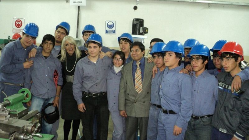 “Me voy sorprendida y gratificada por la escuela técnica de Santa María”
