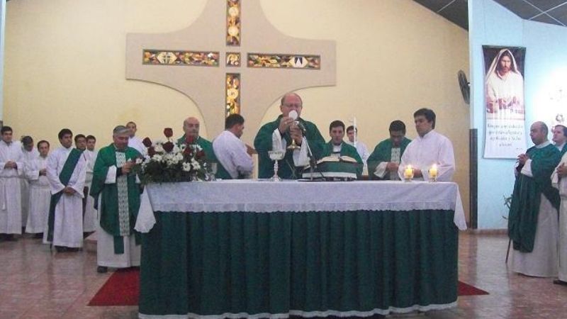 Monseñor Urbanc instituyó a cuatro nuevos acólitos