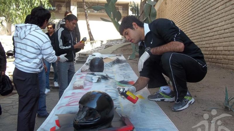 Mañana se promociona el tunnig de cascos con grafitis 